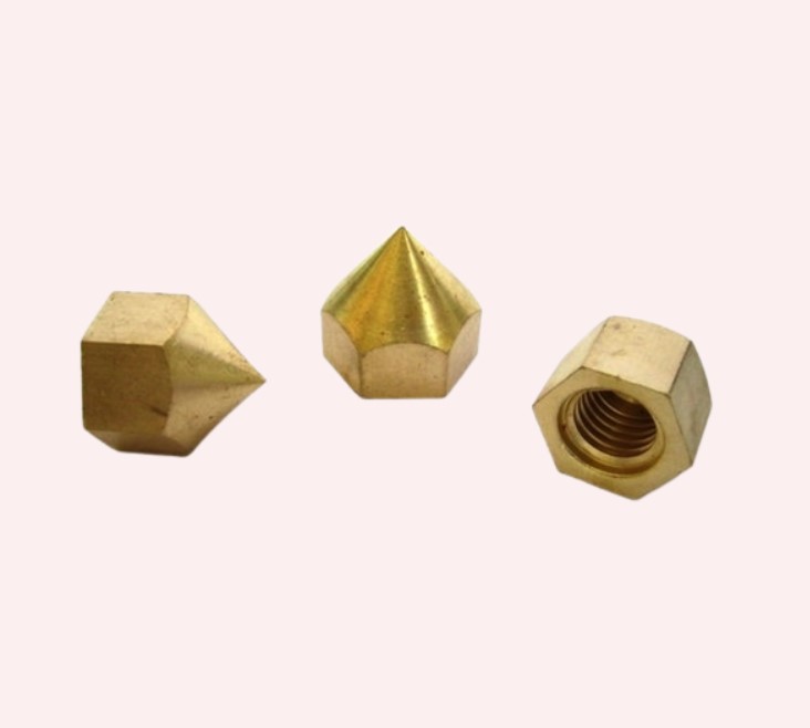 Brass Locking Special Nuts Nylon Insert Serrated, Vibration Resistant Custom Lock Nuts for Industrial Machinery Automotive and Equipment Assembly